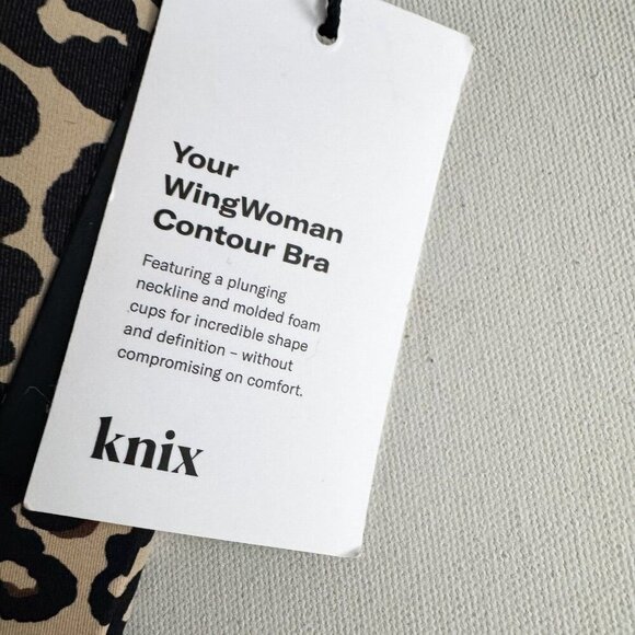 KNIX Animal Print Wingwoman Contour Bra 8 - Picture 5 of 6